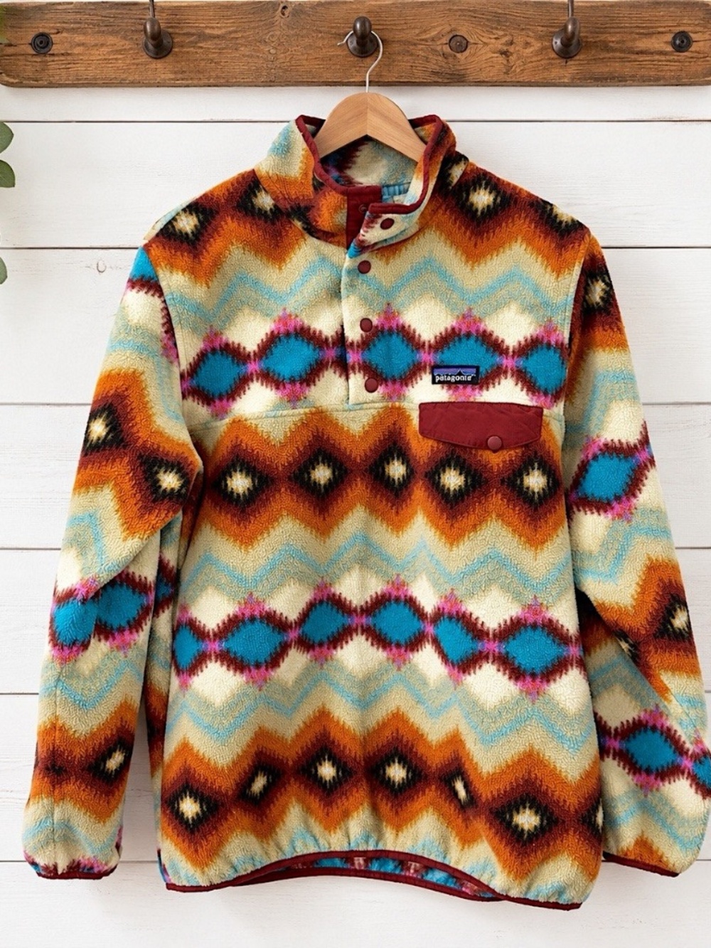 patagonia Synchilla fleece pullover snap-t